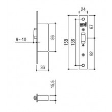 LOCK 979X20  ONLY ROLLER 