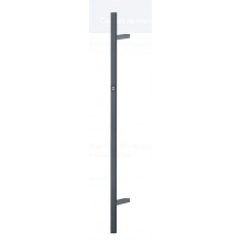 TIRADOR NEGRO RECTANGULAR 45  CON HUELLA DACTILAR E5724BC 11980345 1600MM HP