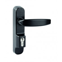 PANIC HANDLE WITH KEY BLACK MR H301