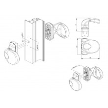 MOBILE KNOB   MOBILE KNOB 3064.1  WHITE 