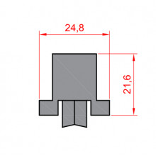 RUEDA S 4600 CUBA 2000 CORTIZO TANDEM ZAMAK ROD. AGUJAS REGULABLE HE