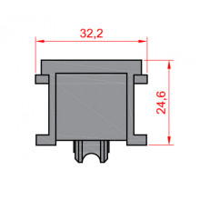 RUEDA premium especial B 3 36 SIMPLE BICRO ROD. AGUJAS S SLIDE 75 120 ALUGOM HE