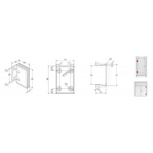 BISAGRA MAMPARA PARED VIDRIO  BB CB  CROMO TR