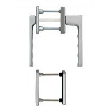 MANILLA MULTIFUNCION DOBLE  1 PLANA    EMBELLECEDORES TOULON 3938011 F9 ANODIZADO INOX HP