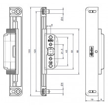 MECANISMO UNIDIRECCIONAL 90  180   0520 PARA MANILLA 0500A IRIS FP