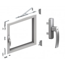 OSCILO CON LLAVE CUADRO 5120 PLATA MINI 340 450 MR