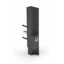 CIERRE MULTIFUNCION CON LLAVE BALCONERA EDGE NEGRO DERECHA NI