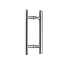 TIRADOR DOBLE REDONDO 22.0000 IBR  T4001AB  INOX BRILLO 180mm IS