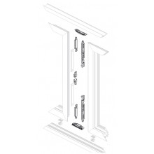 KIT 2 HOJAS CE C.20 07K2H NYLON CON CERRADERO METALICO ST