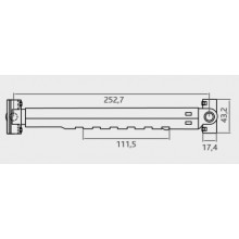 TRANSOM WINDOW ARM CE WITH DIFFERENT POSSITIONS