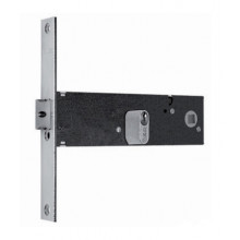 CERRADURA 1 PUNTO ZOCALO 5790X80   CILINDRO 27X27 OVALADO GN