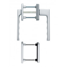 MANILLA MULTIFUNCION DOBLE  1 PLANA    EMBELLECEDORES TOULON 3937739 ANODIZADO PLATA HP