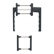 MANILLA MULTIFUNCION DOBLE  1 PLANA    EMBELLECEDORES TOULON 10822041 NEGRA HP