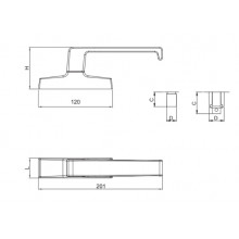 CREMONA OSCILO ITALIA 6018 INOX PVD C MUELLE MS