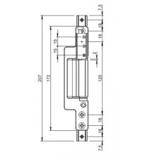 BISAGRA PUERTA CE OCULTA CHIC 00725020 GS