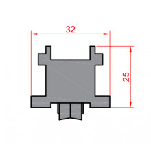 RUEDA S TPG 90 ALUSWING TANDEM ZAMAK ROD. BOLAS REGULABLE HE