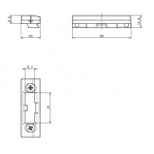 CERRADERO INFERIOR DOBLE 4135B GALICUBE ZAMAK FP
