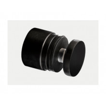 BOTON REGULABLE D50x40 50MM A350 NEGRO AISI 316 VIDRIO 8 21 52MM HE