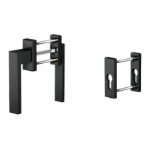 MANILLA MULTIFUNCION DOBLE  1 PLANA    EMBELLECEDORES DUBLIN 192D.9005.M0045 NEGRA MD