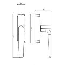 CREMONA AP. INT. CON LLAVE IGUAL KARMA 6062K BLANCA  MS