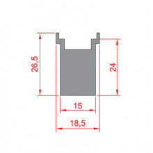 CALCE APOYO CREMONA 24 MM  53AU14599 PARA DOMO 85  AL