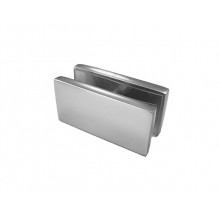 ESTABILIZADOR VIDRIO ANGULO 180 MC 200 H   tornillo  ANODIZADO PLATA VIDRIO 10 16MM MP