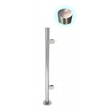POSTE CIEGO DOS PINZAS H 701 PSS INOX BRILLO AISI 316 TUBO 40MM FO