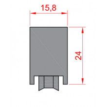 RUEDA S C 95 NYLON HE