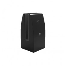 PINZA BARANDILLA RECTANGULAR MC 209 C NEGRA ALTURA 110MM VIDRIO 10 12MM MP