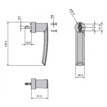 MANILLA MULTIFUNCION MINIMALISTA IRIS 0500A MV INOX FP