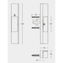 CIERRE MULTIFUNCION B SLIDE BLANCO DERECHA NI