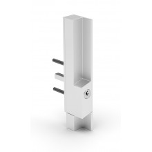 CIERRE MULTIFUNCION CON LLAVE BALCONERA EDGE BLANCO DERECHA NI