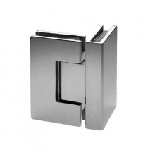 BISAGRA MAMPARA VIDRIO VIDRIO 90  B2001 IS INOX SATINADO TR