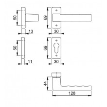 MANILLA   MANILLA RECUPERABLE   EMBELLECEDORES TOULON 11543152 NEGRA HP