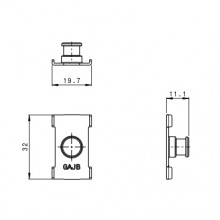 EMPALME CREMONA PLETINA POLIAMIDA 1563I FP