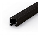 GUIA PARED 2373 UNIKGLASS  100KG ANODIZADO NEGRA 3 METROS KL