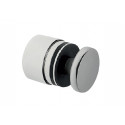 BOTON REGULABLE D50x40 50MM A350 INOX SATINADO AISI 316 VIDRIO 8 21 52MM HE