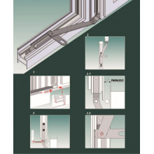 COMPAS RETENEDOR 4020  NI5100  INOX DERECHA GN