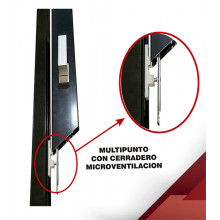KIT   para finales Junio   MICRO VENTILACION CORREDERA MULTIPUNTO TR 600 E15 ZINCADA