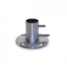 BASE POSTE E0213316 43 INOX SATINADO AISI 316 TUBO 43MM IN