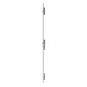 CERRADURA 7765 E.35 3 PUNTOS ENGRANAJE FRENTE PLANO 24 PICAPORTE Y BULON 1730MM