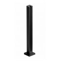 POSTE CUADRADO INICIO FINAL H 801 NEGRO VIDRIO 8 12MM FO