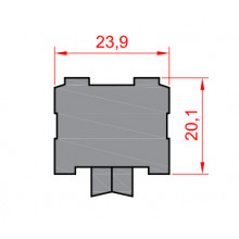 RUEDA S COR 2000 ZAMAK ROD. BOLAS REGULABLE HE