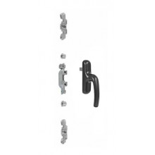 KIT MICROVENTILACION PRACTICABLE 7100 NEGRO APERTURA 180  MR