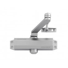 CIERRAPUERTAS SIN RETENCION DC110 PLATA 80KG FUERZA 2 4 TS