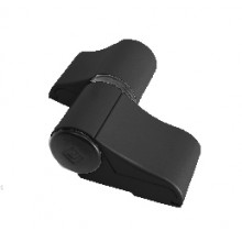 HINGE 8010C BLACK  TWO PARTS WITH STAINLESS STEEL AXE