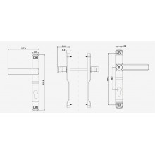 MANILLA RECUPERABLE CUADRO CON ESCUDO 5150 BLANCA MR
