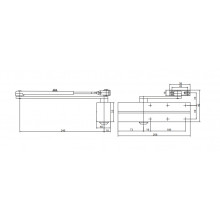 FERME PORTES DC110 BLANC SANS R TENTION