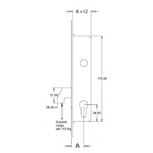 LOCK I 30mm  ONLY HOOK LEVER 
