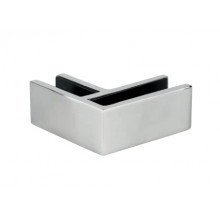 ESTABILIZADOR VIDRIO ANGULO 90 SH 8081 16 20 PSS  ISE0095AB  INOX BRILLO AISI 316 VIDRIO 16 20MM FO